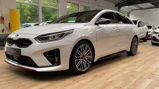 KIA Proceed GT Review White Kia ProCeed GTACCPanoNaviDABUBL [upl. by Clava]