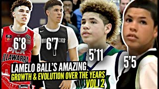 LaMelo Balls Amazing Evolution Through The Years Vol 2 From 55 13 YO to 68 18 Year Old [upl. by Donaghue]