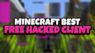 NEW BEST MINECRAFT HACKED CLIENT  GHOST CLIENT MINECRAFT  BETTER THEN WURST [upl. by Ahselat]