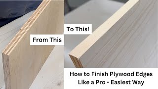 How To Finish Plywood Edges with Edge Banding [upl. by Bellda285]