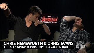 Chris Hemsworth amp Chris Evans  Avengers Endgame Throwback Interview  Extra Butter [upl. by Ociredef]