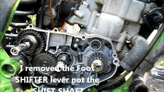 KDX200 Shifter amp KIPS Pin Repair Part2 of 5 [upl. by Iramo]