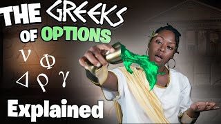 Stock Options Greeks Explained Delta Gamma Theta Vega Rho [upl. by Georgie]