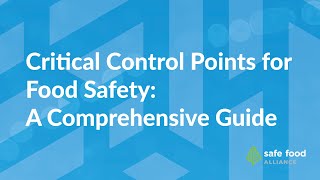 Critical Control Points for Food Safety A Comprehensive Guide [upl. by Atikin]