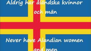 Ålänningens sång Song of the Ålander Åland Islands Anthem with lyrics [upl. by Forta]