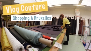 4 magasins de tissus à Bruxelles  visite des boutiques [upl. by Idnir]