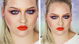 Color Crazy 1980s Makeup Tutorial [upl. by Wallach203]