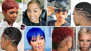 COURAGEOUS HAIRSTYLES FOR SHORT HAIRBlack Women short HairstylesHaircuts [upl. by Adelaida]