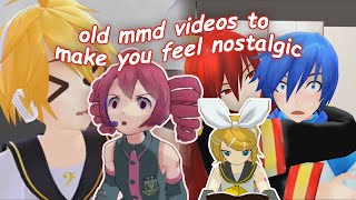 old vocaloid mmd videos to make you feel nostalgic [upl. by Enale]