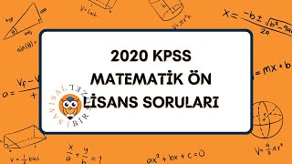 KPSS MATEMATİK  2020 KPSS ÖN LİSANS SORULARI VE ÇÖZÜMLERİ [upl. by Crain]