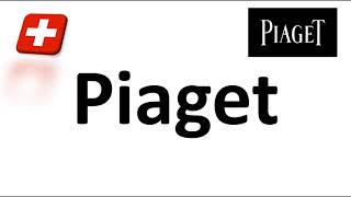 How to Pronounce Piaget CORRECTLY Swiss Watchmaker  Native Speaker [upl. by Hannibal]