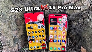 Der Kampf der Giganten Samsung Galaxy S23 Ultra vs Apple iPhone 15 Pro Max Deutsch  DiriMania [upl. by Carlee]