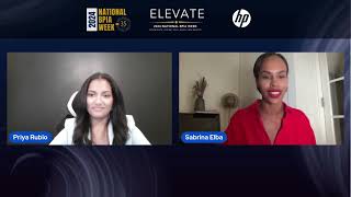 BPIA Elevate Virtual Career Fair quotFinding Your Authentic Voicequot with Sabrina Elba and Priya Rubio [upl. by Rabin576]