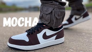 They Really Had To Do It To These Jordan 1 Low MochaLight Chocolate Review amp On Foot [upl. by Anitaf39]