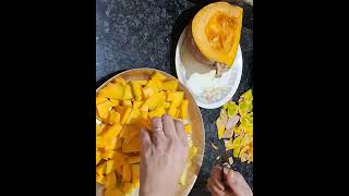 🧡🫠🧄Rangalau aru aloo PumkinampPotatoGravy Recipeytshortsindia cooking likeandsubscribe [upl. by Akibma]