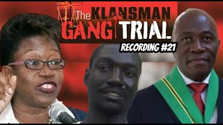 Klansman GANG TRIAL  recording 21 of the klansman gang trial held in Jamaica high court [upl. by Aicram]