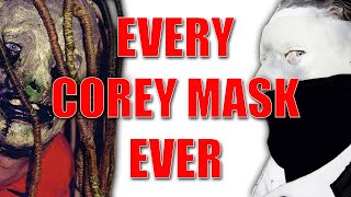 EVERY COREY TAYLOR SLIPKNOT MASK EVER DEFINITIVE SLIPKNOT MASK HISTORY [upl. by Macilroy]