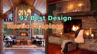 92 Best Rustic Fireplace  Design And Ideas [upl. by Syxela]