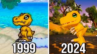 Evolution of Digimon Games 19992024 [upl. by Haibot454]