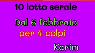 10elotto serale dal 6 febbraio x4 [upl. by Aneloc]