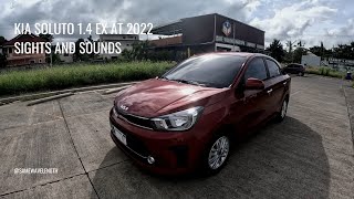 CAR ASMR  2022 Kia Soluto 14 EX AT Philippines Specs  Sights amp Sounds [upl. by Llenel]