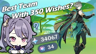 Can I get an Alhaitham team in 350 wishes  Giveaway [upl. by Turmel343]