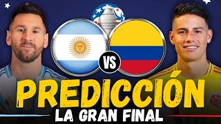 ARGENTINA vs COLOMBIA • Final de la Copa América 2024 • Previa Predicción y Pronostico [upl. by Nairrad]