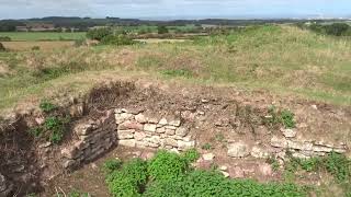 The impressive late 11th century Motte amp Bailey castle remains at Nether Stowey Somerset England [upl. by Bright263]