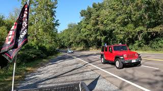 Labor Day 2024 Trump for President caravan from Roanoke VA to Buena Vista VA [upl. by Arinayed181]