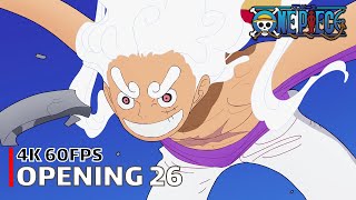 One Piece  Opening 26 【Uuuuus】 4K 60FPS  CC [upl. by Llekcor]