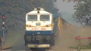 Heavy dust storm  13238 kotapatna express blast past [upl. by Nosneh]