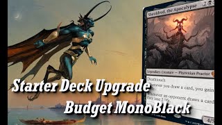 Starter Deck Upgrade  Budget Monoblack [upl. by Dennard67]