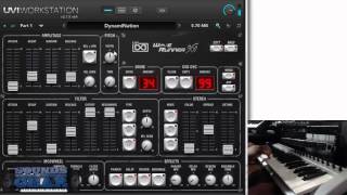 UVI WaveRunner Wavetable Synthesizer Collection review [upl. by Nawad]