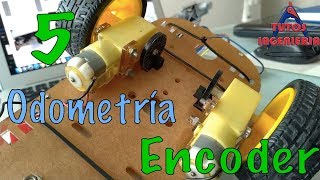 🚗 Odometría y encoder medir POSICIÓN de robot con ARDUINO Vídeo 5 👟 [upl. by Warwick]