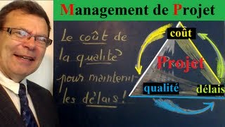 Management dun projet  gestion du coût et de la qualité pour maintenir les délais [upl. by Cicily304]