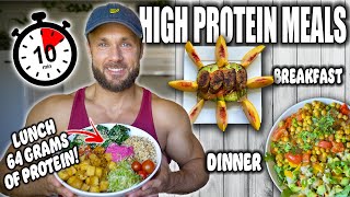 10 Minute Vegan Meals  High Protein amp Delicious 🔥 [upl. by Bab]