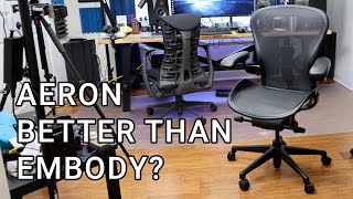 Herman Miller Aeron Remastered Better Than Embody [upl. by Araiet]