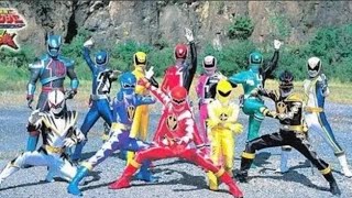 Dekaranger Vs Abaranger Henshin amp Roll Call [upl. by Riana]