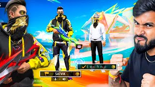 FINALLY TECHNO BHAI amp SATVIK PLAYS FREE FIRE [upl. by Nuhsed]