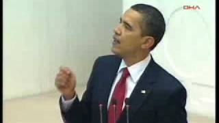 Obamas Speaking Turkish Parliament Part 1 [upl. by Sidoeht878]