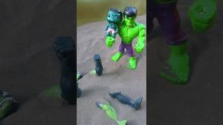 Hulk Smash Saves Hulk Baby From VENOMIZED HULK  Marvel Toys [upl. by Merci]