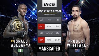 Robert Whittaker Israel Adesanya ‘Looked Beatable’ in Last Fight  MMA Fighting [upl. by Madlen]