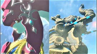 quotAll Miphas Secret Dialogue Miphas Diaryquot Champion Miphas Song BREATH OF THE WILD BOTW [upl. by Fen]