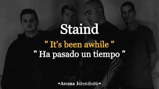 Staind  Its Been Awhile  Sub Español Lyrics [upl. by Torosian]