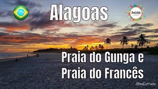 Brasil  Alagoas  Praia do Gunga e Praia do Francês [upl. by Eerehs]