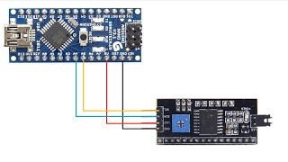 How to use I2C module for LCD  I2C interface module for lcd display with Arduino [upl. by Nisse]