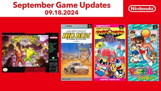 Super NES – September 2024 Game Update – Nintendo Switch Online  Expansion Pack [upl. by Brabazon]