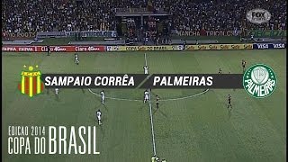 Gols  Sampaio CorrêaMA 2 x 1 Palmeiras  Copa do Brasil 2014  07052014 [upl. by Myo]