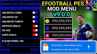 EFootball PES Mod Apk V900 Unlimited Coins 2024  EFootball PES V900 Hack Unlimited Money 2024 [upl. by Sanchez31]