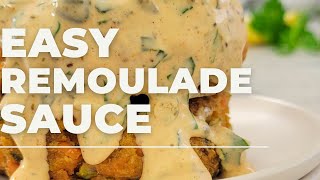 HOMEMADE REMOULADE SAUCE  HOW TO MAKE REMOULADE [upl. by Anisor614]